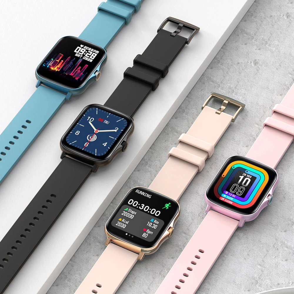 New π COLMI P8 Plus 1.69 inch Smart β Watch IP67 waterproof Heart Rate Blood Pressure Blood Oxygen Pink π - Image 4