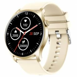 Discount 🌟 COLMI SKY 8 Smartwatch Waterproof Dynamic ⌚ Watch Face Lightweight Touch Screen ⌚ Watch Sports and Health Monitor Gold ❤️