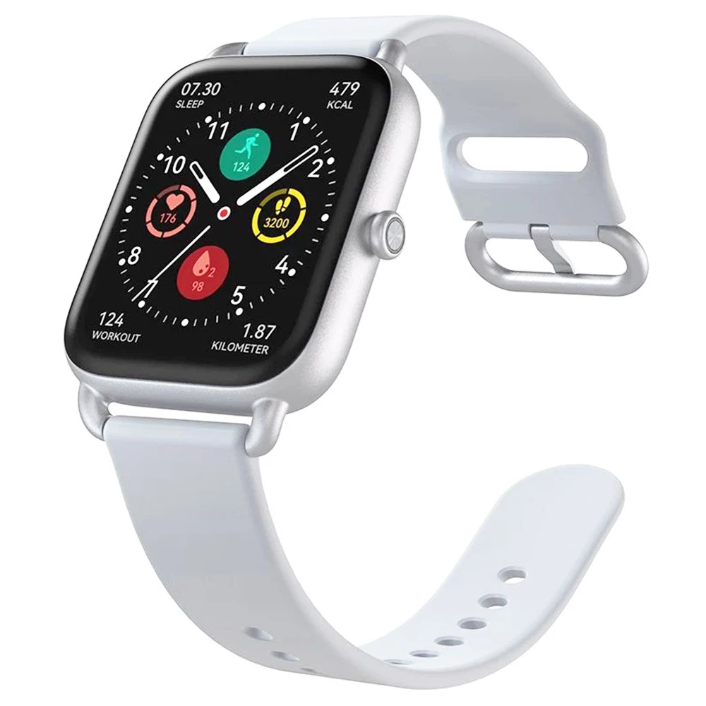 Cheapest π Haylou RS4 Smartwatch 12 Sports Modes Custom β Watch Face Health Monitor Sports β Watch - Silver π