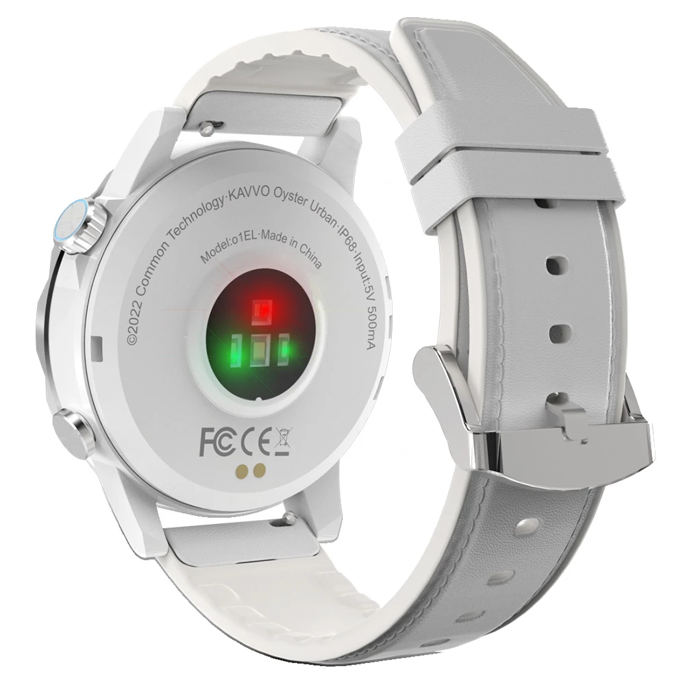 Wholesale π₯° KAVVO Oyster Urban O1EL Smartwatch, Bluetooth Calling β Watch, 1.32'' TFT Screen, 24h Heart Rate, Blood Oxygen - White π - Image 4
