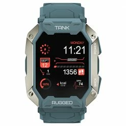 Wholesale π KOSPET TANK M1 PRO Smartwatch 1.72'' Large IPS Screen, 24 Sport Modes, 24H Heart Rate, 5ATM & IP69K Waterproof - Blue π