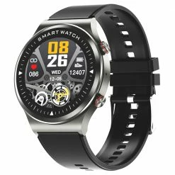 Wholesale 🔔 KUMI GT5 Smartwatch 1.28'' IPS HD Screen with BT Call Multiple Sports Heart Rate Monitor SpO2 Measurement - Black 💯