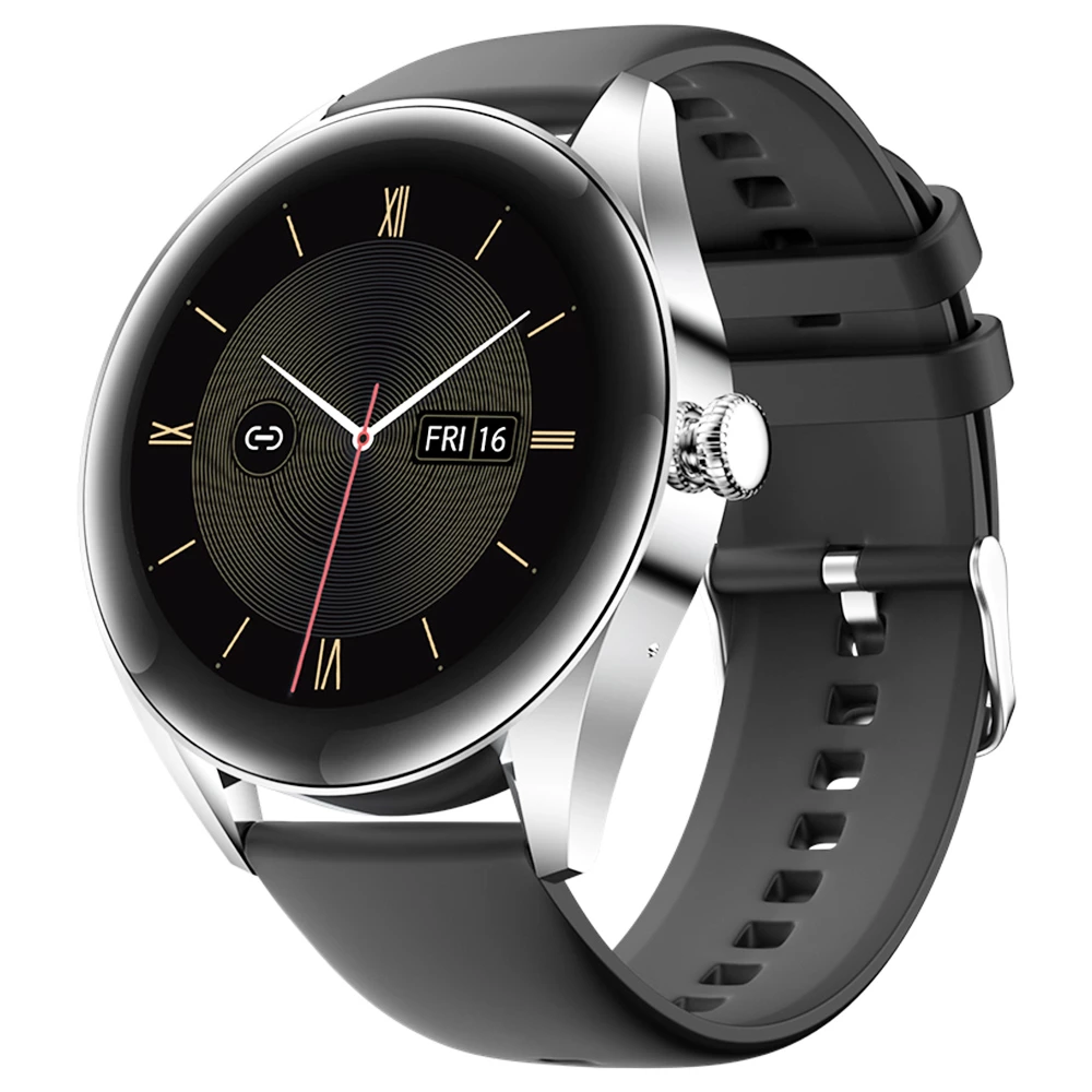 Deals 👏 KUMI GW3 Smartwatch for Men 1.32'' HD Color Screen with Bluetooth Call Heart Rate Monitoring Multi-Sport Modes - Silver 🎉