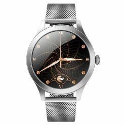 Cheapest ⭐ KW10 PRO Women Smartwatch 1.09 Inch Round TFT Screen IP68 Water Resistant Heart Rate Sleep Tracker APP Bluetooth Multi-language - Silver 😉