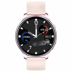 Discount 👏 LOKMAT Time 2 Smart ⌚ Watch Blutooth Call Heart Rate Monitoring Sports ⌚ Watch with Sleep Tracker for Android iOS Rose Gold 🔔