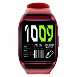 Coupon 😉 LOKMAT ZEUS 2 Smartwatch 1.69'' TFT Full Touch Screen GPS Sport Bracelet Heart Rate, Blood Oxygen Monitor - Red ❤️