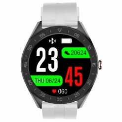 New 😉 Lenovo R1 Smartwatch 1.3'' TFT Screen 7 Sport Modes, Sleeping & Heart Rate Monitor, DIY Design ⌚ Watch, IP68 Waterproof - Grey ⌛