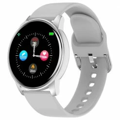 Brand new 🌟 Makibes ZL01 SmartWatch 1.3 Inch IPS HD Screen IP67 Waterproof Bluetooth 4.0 Heart Rate Blood Pressure Monitor - White 👏