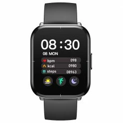 Flash Sale 🌟 Mibro Color V5.0 Bluetooth Smartwatch 1.57 TFT Touch Screen 15 Sports Modes Heart Rate Blood Oxygen Sleep Monitoring 5ATM Water-Resistant 270mAh Battery 14 Days Long Standby Time Multi-language - Black 🧨