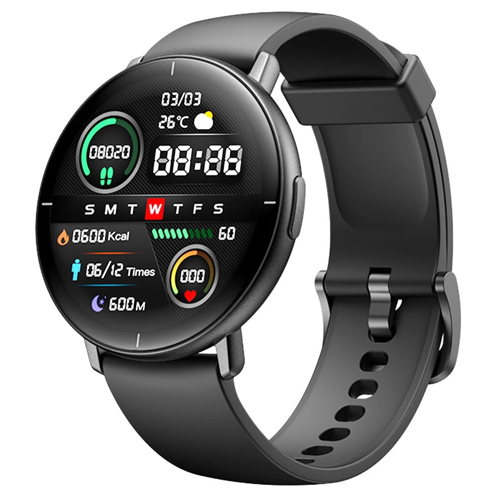 Deals 🤩 Mibro Lite V5.0 Bluetooth Smartwatch 1.3 Inch AMOLED Screen 15 Sports Modes Heart Rate Sleep Monitoring IP68 Water-Resistant 230mAh Battery Multi-language - Black ✨