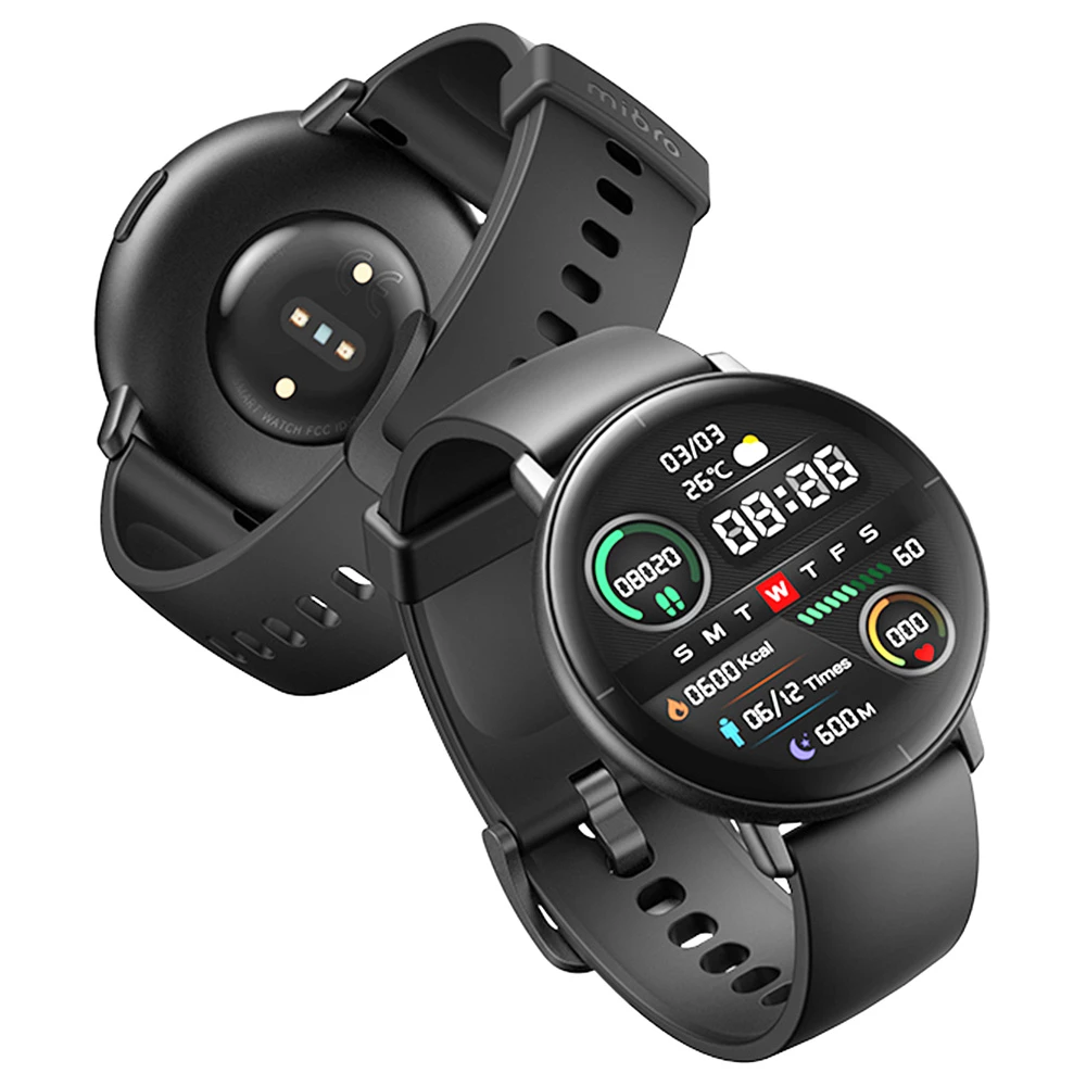 Deals 🤩 Mibro Lite V5.0 Bluetooth Smartwatch 1.3 Inch AMOLED Screen 15 Sports Modes Heart Rate Sleep Monitoring IP68 Water-Resistant 230mAh Battery Multi-language - Black ✨ - Image 3