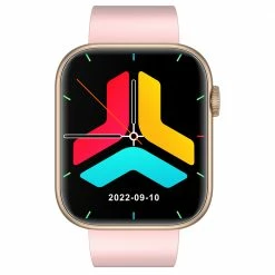 Top 10 👏 QX7 Smartwatch 1.85'' Large TFT Screen Bluetooth 5.2, Heart Rate Monitor, SpO2, Blood Pressure, 100+ Sports Modes - Pink 🥰