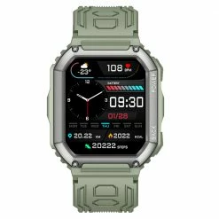 Best Pirce ❤️ SENBONO C20S Smartwatch 1.8'' Screen BT5.0 GPS Voice Assistant Heart Rate, Blood Pressure, SpO2 Monitor - Green ❤️