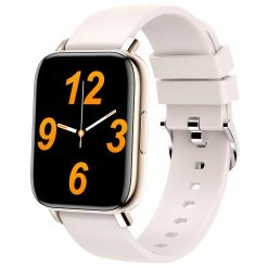 Hot Sale 😀 SENBONO GTS Smartwatch 1.7'' Screen 24 Sport Models IP68 Waterproof Fitness Tracker for iOS Android Huawei Pink Gold 🎁