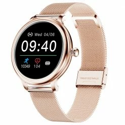 Outlet 🥰 SENBONO NY33 Women Smartwatch Full Touch Screen Sports ⌚ Watch IP68 Waterproof Fitness Tracker for iOS Android Gold 🎉