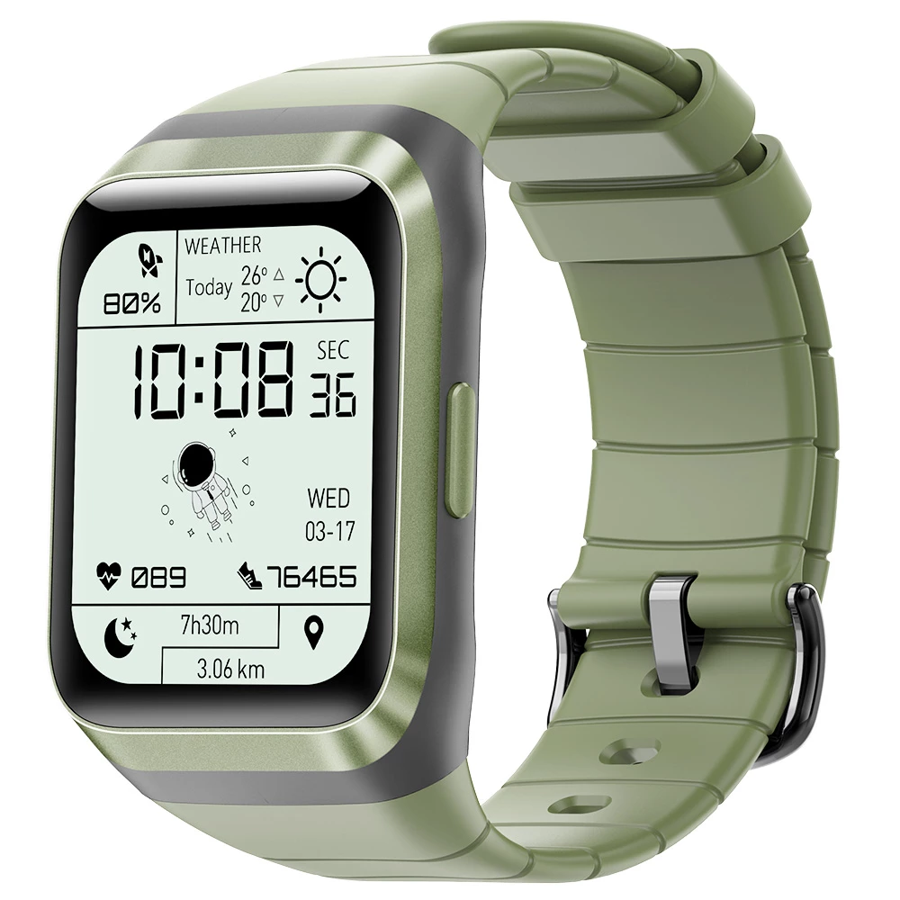 Promo π SENBONO SD-2 Smartwatch 1.69'' Touch Screen Sports β Watch IP68 Waterproof Fitness Tracker for iOS Android Green π₯° - Image 2