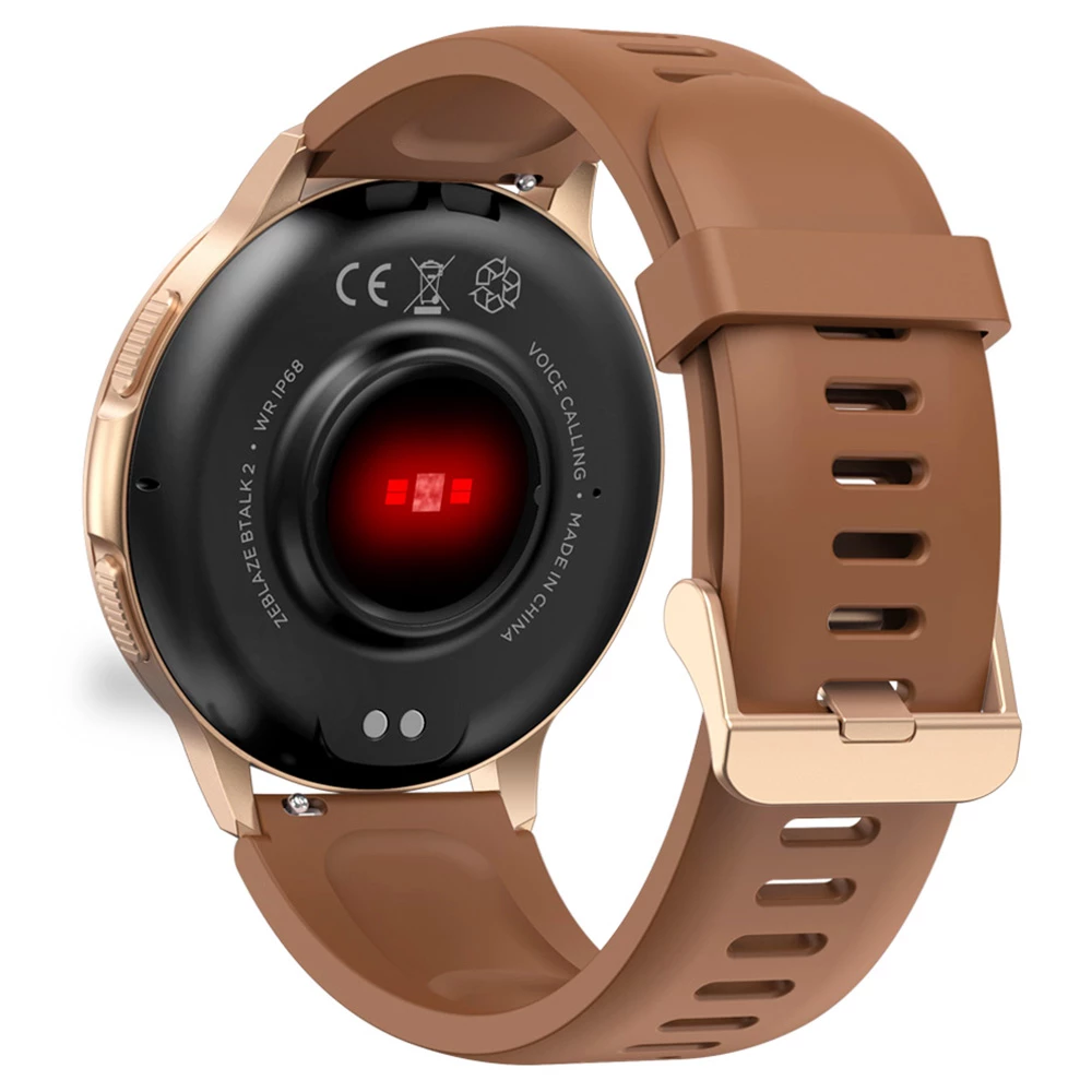 Brand new ✔️ Zeblaze Btalk 2 Bluetooth Voice Calling Smartwatch, 1.3'' Ultra HD AMOLED Display, Heart Rate Monitor, SpO2 - Brown 😀 - Image 5