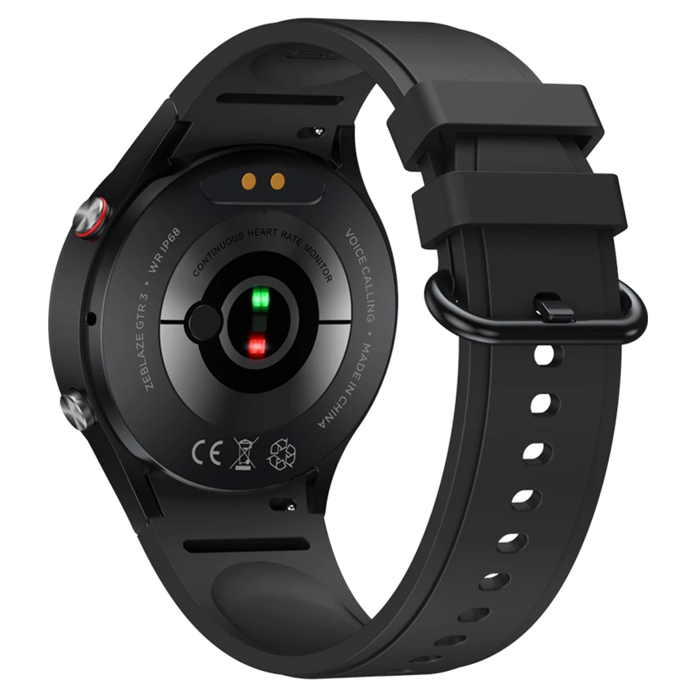 Outlet ๐คฉ Zeblaze GTR 3 Smartwatch Bluetooth Voice Calling โ Watch 1.32'' IPS Screen Blood Oxygen Monitor - Black ๐ - Image 4