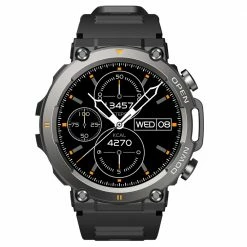 Flash Sale 🧨 Zeblaze VIBE 7 Smartwatch 1.39'' HD Color Display, Bluetooth 5.0, Women Health, 100+ Sports Modes, 25 Days Battery Life - Black ✨