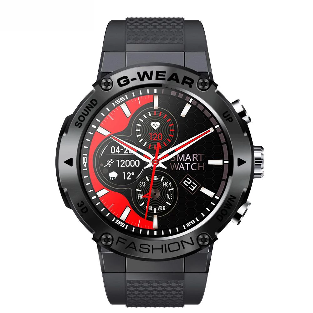 Promo π LEMFO K28H Smartwatch 1.32-inch IPS Clear Full-Touch Screen Men β Watch with BT Call - Black π - Image 6