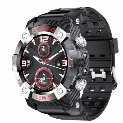 New ๐ LEMFO LEMD Smartwatch + Earbuds Set 1.3-Inch TFT Touchscreen with Sports Modes Health Monitor - Red ๐