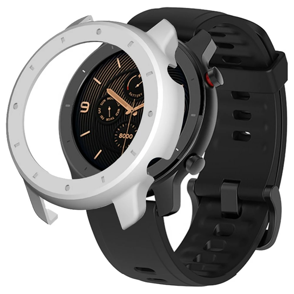 Best deal π€© Protective Hard Cover Case For Xiaomi HUAMI AMAZFIT GTR Smart Sports β Watch 42MM - White π
