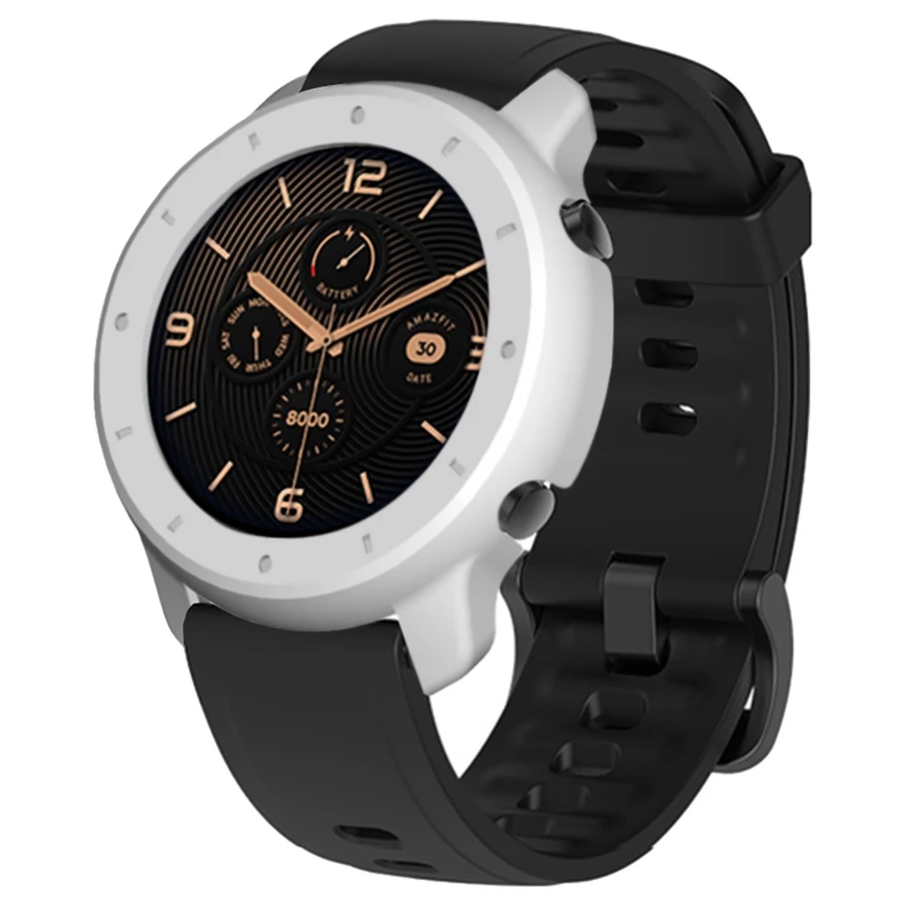 Best deal π€© Protective Hard Cover Case For Xiaomi HUAMI AMAZFIT GTR Smart Sports β Watch 42MM - White π - Image 3