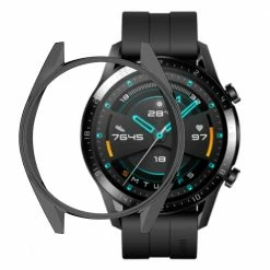 Flash Sale ❤️ Protective TPU Soft Cover Case For HUAWEI GT 2 Smart Sports ⌚ Watch 46MM - Black 🔥