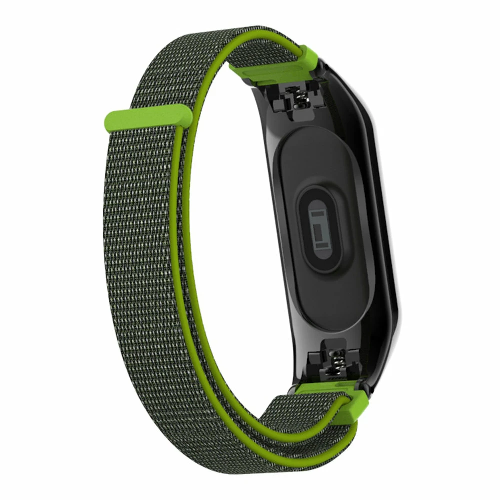 Hot Sale ๐ Replaceable Canvas Wrist Strap For Xiaomi Mi Band 3 Smart Bracelet - Yellow ๐ - Image 4