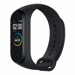 Best Sale 🎁 Xiaomi Mi Band 4 Smart Bracelet 0.95 Inch AMOLED Color Screen Built-in Multifunction Heart Rate Monitor 5ATM Water Resistant 20 Days Standby NFC Version - Black ✔️